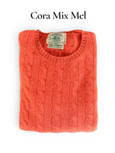 Load image into Gallery viewer, Ladies Cable Crew Sweater
