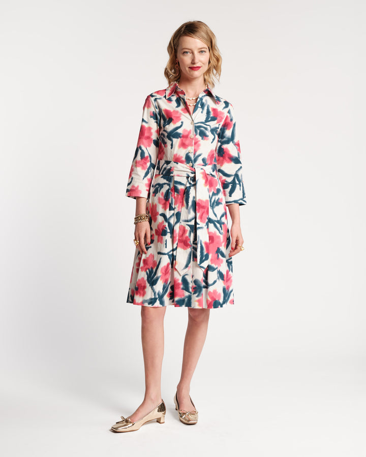 Bellini Pink Lotus Midi Dress