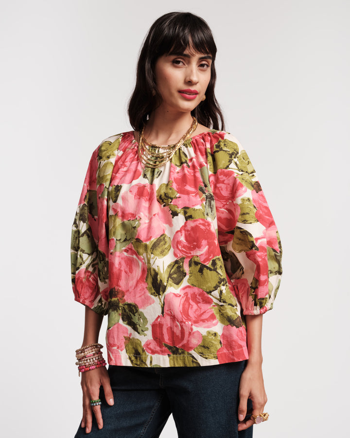 Bliss Top Pretty Peonies