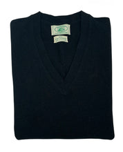 Load image into Gallery viewer, Knitted Sweater Vee Neck - Side Split
