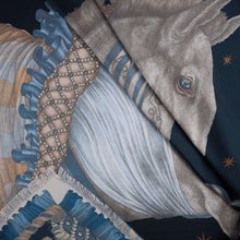 Load image into Gallery viewer, The Celestial Steed Silk Twill Rectangular Scarf
