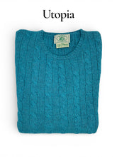 Load image into Gallery viewer, Ladies Cable Crew Sweater
