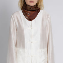 Load image into Gallery viewer, Chasing The Pearl Silk Twill 16.5" Scarf
