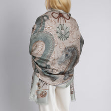Load image into Gallery viewer, Chasing The Pearl Silk Twill Rectangle Scarf
