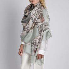Load image into Gallery viewer, Chasing The Pearl Silk Twill Rectangle Scarf
