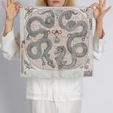 Load image into Gallery viewer, Chasing The Pearl Silk Twill 16.5" Scarf
