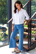 Load image into Gallery viewer, Andie Button Down Cropped Shirt
