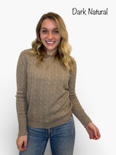 Load image into Gallery viewer, Ladies Cable Crew Sweater
