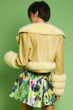 Load image into Gallery viewer, Biker Jacket with Fur Trim
