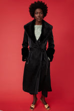 Load image into Gallery viewer, Trench Coat with Detachable Fur Collar and Cuffs
