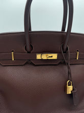 Load image into Gallery viewer, Hermès Birkin 35 Chocolate Togo
