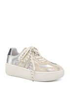 Load image into Gallery viewer, Daphne Sneaker Sand Metallic Suede
