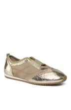 Load image into Gallery viewer, Phily Metallic Leather &amp; Satin Slide
