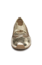 Load image into Gallery viewer, Phily Metallic Leather &amp; Satin Slide
