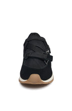 Load image into Gallery viewer, Lola Black Suede/Net Slide
