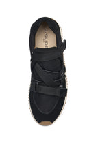 Load image into Gallery viewer, Lola Black Suede/Net Slide
