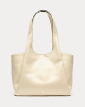 Load image into Gallery viewer, Portia Satchel Crinkled Leather Oyster
