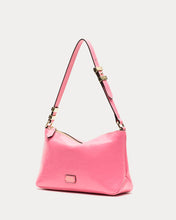 Load image into Gallery viewer, Freddie Soft Pouch Crinkled Leather Bag Pink
