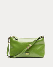 Load image into Gallery viewer, Freddie Soft Pouch Crinkled Leather Bag Green
