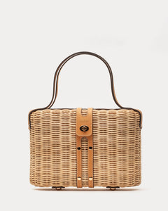 Holland Wicker Satchel