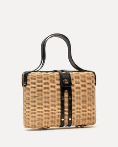 Holland Wicker Satchel