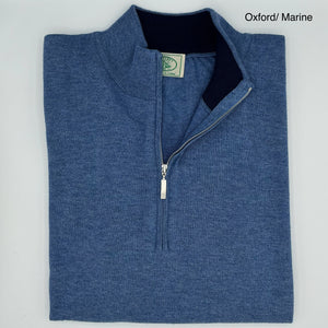 Scottish Cashmere/Silk Quarter Zip