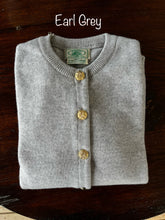 Load image into Gallery viewer, Ladies Brass Button Cardigan in NEUTRALS
