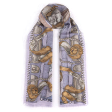 Load image into Gallery viewer, The Glass Swan Silk Twill Rectangular Scarf
