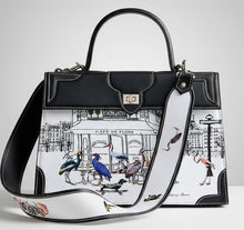 Load image into Gallery viewer, Marquise Paris Café de Flore Top Handle Shoulder Bag
