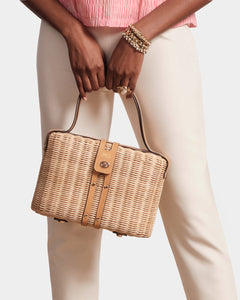 Holland Wicker Satchel