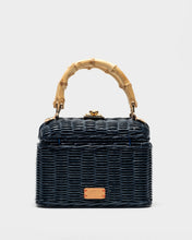 Load image into Gallery viewer, Hannah Lunchbox Wicker Bag
