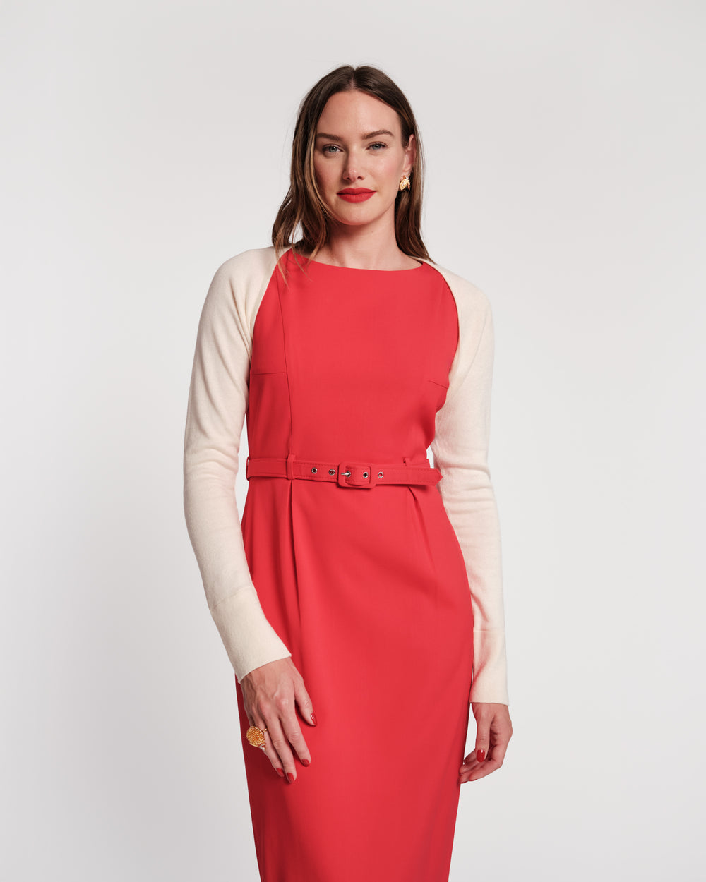 Emmie Long Sleeve Solid Cotton Shrug