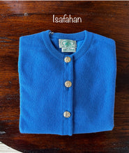 Load image into Gallery viewer, Ladies Brass Button Cardigan in COLORS
