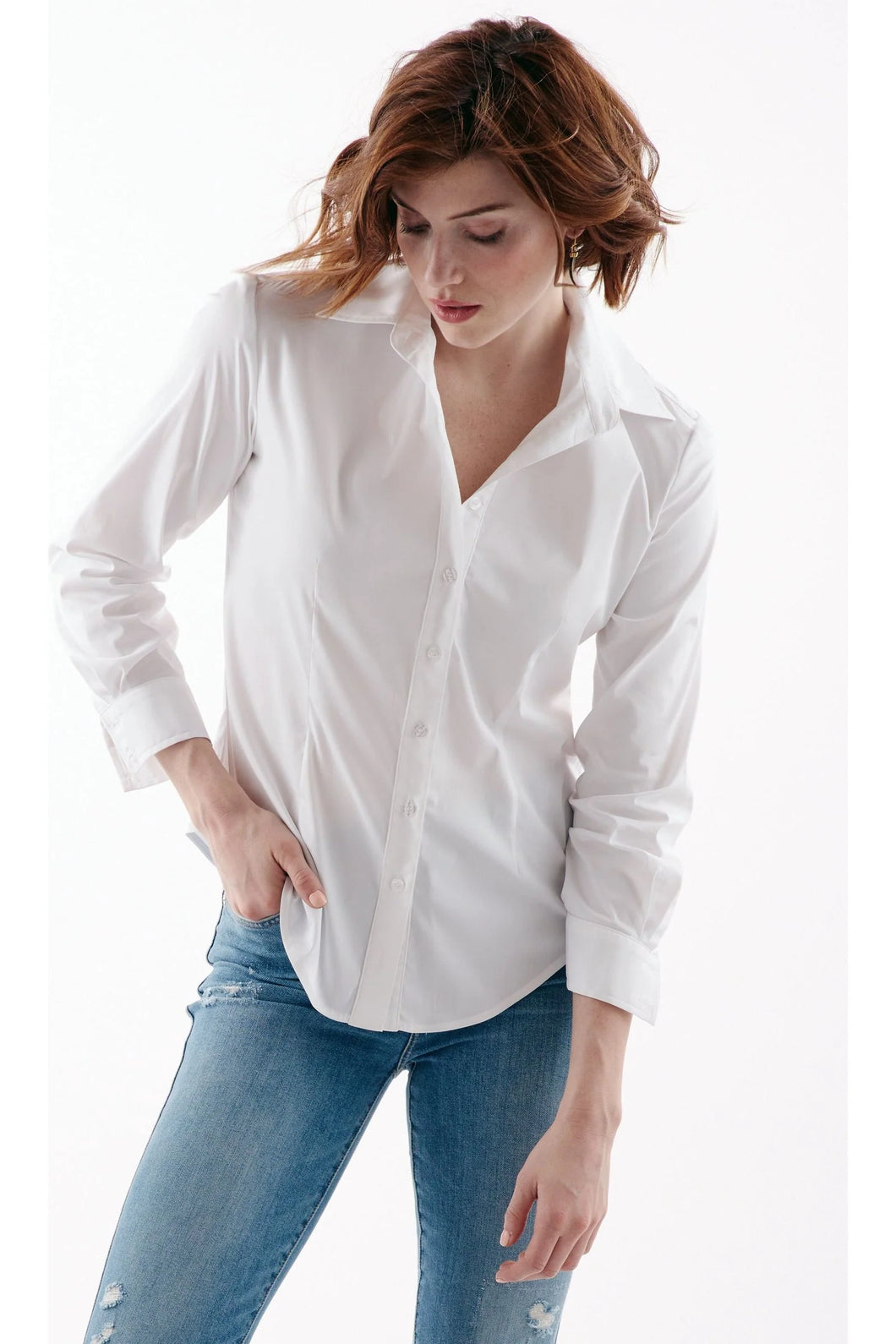 Johnny Blouse in White