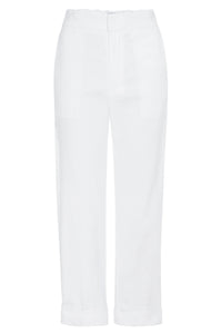 Brochu Walker Westport Pant in Salt White