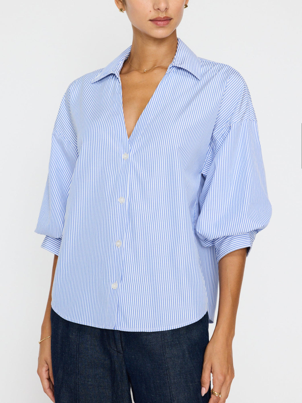 Kate Shirt Blue Stripe