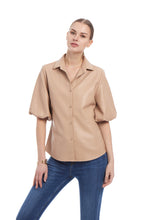 Load image into Gallery viewer, Morgan Vegan Leather Top
