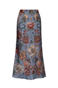 Ring a Ring o' Roses Silk Bias Skirt
