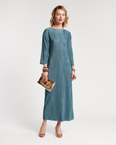 Slinky Pleated Maxi Dress