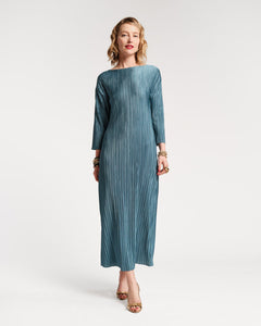 Slinky Pleated Maxi Dress