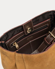 Load image into Gallery viewer, June Suede Leather Bag Chestnut
