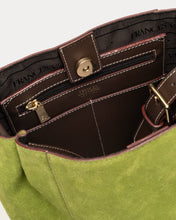 Load image into Gallery viewer, June Suede Leather Bag Green
