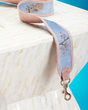 Load image into Gallery viewer, Recontre Equestre Top Handle Shoulder Bag Champagne Rose Suede
