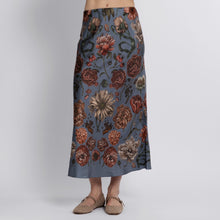 Load image into Gallery viewer, Ring a Ring o&#39; Roses Silk Bias Skirt
