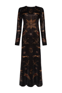 Secrets of the Bison Silk Velvet Dress PRE-ORDER NOW