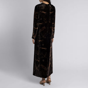 Secrets of the Bison Silk Velvet Dress PRE-ORDER NOW