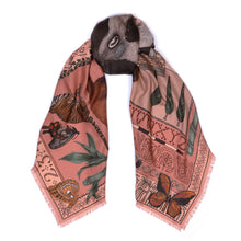 Load image into Gallery viewer, Butterfly Panda Wool Silk Scarf
