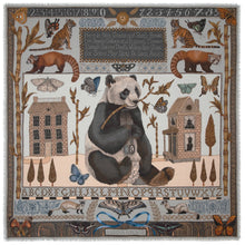 Load image into Gallery viewer, Butterfly Panda Wool Silk Scarf
