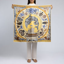Load image into Gallery viewer, Dancing Delphinus Illustrated Scarf
