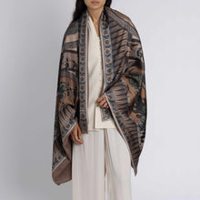 Load image into Gallery viewer, The Wolf You Feed Cashmere-Lined Stole
